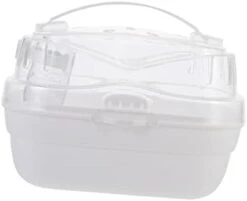 Hohopeti Hamster Cage Travel Tote Bag Backpack Suitcase Backpack Small Animal Critter Carrier Gerbil Carrier Backpacks For Travel Hamster Travel Cage Portable Hamster Cage Pp Winter -Zoo Shop 21FYrg0U 1L. AC