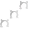 POPETPOP 3pcs Pet Cat Door Pet Interior Door Cat Door For Door Internal Cat Door Abs White Cat Portal Cat Pass Door Cat Pass Portal Indoor Glass Door Plastic Cat Door Cat Interior Door -Zoo Shop 21Lxc0SbhcL