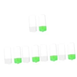 POPETPOP 10 Pcs Bird Feeder Parakeet Feeder Chinchilla Water Bottle Auto Feeder Bird Water Drinking Bottle Bird Food Feeding Station Drinking Water Feeding Bottle Plastic Birdcage Feeder