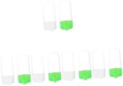 POPETPOP 10 Pcs Bird Feeder Parakeet Feeder Chinchilla Water Bottle Auto Feeder Bird Water Drinking Bottle Bird Food Feeding Station Drinking Water Feeding Bottle Plastic Birdcage Feeder -Zoo Shop 21QYnmsm5sL. AC