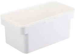 YAMAZAKI Home Tower Airtight Pet Food Storage Container - Cat And Dog Food Holder Bin With Transparent Lid And Handle - Extra Large - Polypropylene - 6.6 Gallons, 25 Liters -Zoo Shop 21TxXwn7twL. AC