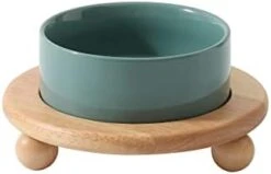 Havniva Ceramic Elevated Cat Food And Water Bowl , Kitty Bowl , Raised Cat Dish , Cat Feeder (2 X Cream White + Stand) -Zoo Shop 21YUwpZdVaL. AC