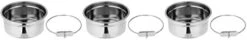 Food Size Cat Coop Dog Stainless Bowl Parrot Dishes Cup Rabbit Steel Cage Small Clamp, Feeding Dogs Cups- Hanging With For Bird Dish Crates M Clamp- Hook Cages Cats, Feeder Cups -Zoo Shop 21gw0 0U4fL. AC