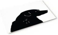 Fandim Fly Durable Natural Rubber Door Mat Duty Welcome Mat Black Dog Illustration Pattern Low Profile Floor Mat Non Slip Rugs For Shoe Scraper, Entry, Patio(18x30in) 18 Fandim Fly Durable Natural Rubber Door Mat Duty Welcome Mat Black Dog Illustration Pattern Low Profile Floor Mat Non Slip Rugs For Shoe Scraper, Entry, Patio(18x30in) -Zoo Shop 21jzaXHknL. AC 1