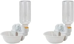 2pcs Pigeon Food Elevated Dispenser Water With Feeder Hanging Pigeon, Cat Plastic Bottle Tool Bowl- Cats Supplies Small White Accessories Dogs Dog Bird And Portable For -Zoo Shop 21zTB3PZ9yL. AC