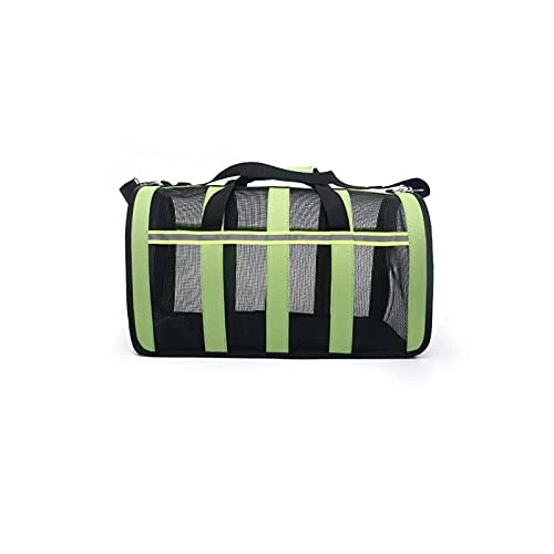 LEFEDA Dog Carrier Bags Portable Pet Backpack Breathable Carrier Travel Outdoor Bag For Dogs Cats Packaging Carrying Pet Supplies Pet Backpack Carrier (Color : Green, Size : S(35x22x22cm)) 3 LEFEDA Dog Carrier Bags Portable Pet Backpack Breathable Carrier Travel Outdoor Bag For Dogs Cats Packaging Carrying Pet Supplies Pet Backpack Carrier (Color : Green, Size : S(35x22x22cm))
