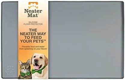 Neater Pet Brands Neater Mat - Waterproof Silicone Pet Bowls Mat - Protect Floors From Food & Water (19" X 12", Cappuccino) 14 Neater Pet Brands Neater Mat - Waterproof Silicone Pet Bowls Mat - Protect Floors From Food & Water (19" X 12", Cappuccino) - Image 12