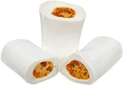 Pawstruck Filled Dog Bones Pet Food (Flavors: Beef, Cheese And Bacon, Peanut Butter,etc) Made In USA Stuffed Bulk 3 To 6" Femur Dog Dental Treat & Chew, (Variety Pack, Large (5-6")), 2.46 Pounds -Zoo Shop 312MPqj43eL. AC