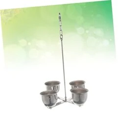 Balacoo Parrot Food 3pcs Cockatiel Food Silver Squirrel Feeding Cups Pet Feeder Water Feeding Cups Cat Food Bowl Cage Accessories Stainless Steel Parrot Food Cups Cockatiel Food -Zoo Shop 312sT4PlyHL