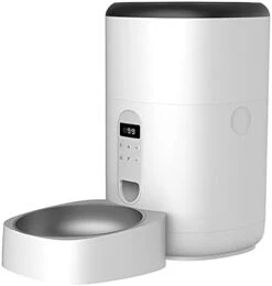 Smart Automatic Pet Feeder, HD Camera With Voice And Video Recording, Programmable Food Dispenser For Dogs And Cats,White 11 Smart Automatic Pet Feeder, HD Camera With Voice And Video Recording, Programmable Food Dispenser For Dogs And Cats,White -Zoo Shop 312zRkWJRL. AC