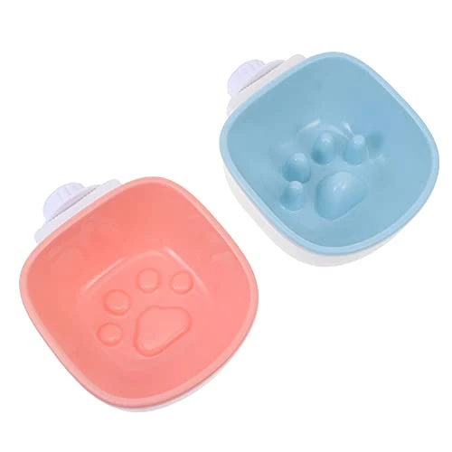 Ceramic Dog Bowls 2pcs Dog Slow Feeder Bowl Slowing Feeding Food And Water Dish Pet Hanging Bowl Eating Feeder Container For Puppy Kitten Cage Accessory Silicone Dog Bowl 3 Ceramic Dog Bowls 2pcs Dog Slow Feeder Bowl Slowing Feeding Food And Water Dish Pet Hanging Bowl Eating Feeder Container For Puppy Kitten Cage Accessory Silicone Dog Bowl