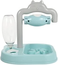 Hemobllo 1pc Rotating Pet Food Feeder Pet Feeding Bowl Plastic Water Food Feeder -Zoo Shop 313pXI7vOIL. AC