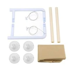 YangYan Cute Pet Hanging Beds Bearing 20kg Cat Sunny Seat Window Mount Pet Cat Hammock Comfortable Cat Pet Bed Long Plush Soft Pet Bed -Zoo Shop 31480y2vK0L