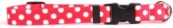 Yellow Dog Design Licorice Polka Dot Dog Collar 1" Wide And Fits Neck 18 To 28", Large -Zoo Shop 314J2njrtL. AC