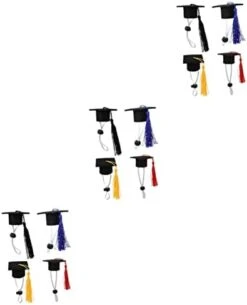 Hohopeti 12 Pcs Props Doctoral Costume Decorative Grade Photography Cats With Adjustable Hat Guinea Pets Mini Accessories Hamster Holiday Dogs Small Dress Prop Hats Kitten -Zoo Shop 314j0mMyDNL. AC