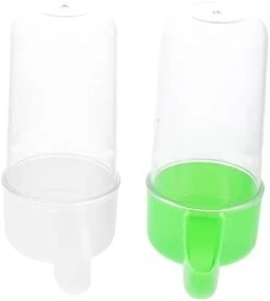 Iplusmile 10 Pcs Bird Feeder Bird Cage Feeder Decorate Water Bottle Bird Water Feeder For Cage Bird Cage Water Dispenser No Parrot Feeder Dog Water Dispenser For Cage Parrot Plastic Waterer -Zoo Shop 314mr6GgKtL. AC