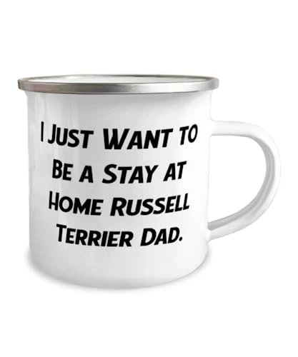 GENERIC Cute Russell Terrier Dog Gifts, I Just Want To Be A Stay At Home, Birthday 12oz Camper Mug For Russell Terrier Dog From Friends, Dog Toys, Dog Beds, Dog Food, Dog Bowls, Dog Collars, Dog Leashes 3 GENERIC Cute Russell Terrier Dog Gifts, I Just Want To Be A Stay At Home, Birthday 12oz Camper Mug For Russell Terrier Dog From Friends, Dog Toys, Dog Beds, Dog Food, Dog Bowls, Dog Collars, Dog Leashes