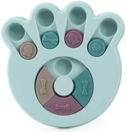 Vakitar Dog Treat Puzzle Interacive Cute Shape Slow Eating Dogs Food Puzzle Feeder Toys For Pet Dog(Claw Blue) -Zoo Shop 315qMOinHjL. AC