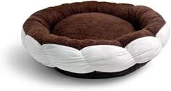 TONBO Soft Plush Small Cute And Cozy Food Dog Cat Bed, Washer And Dryer Friendly (Dim Sum) -Zoo Shop 316Y2RzOGxL. AC