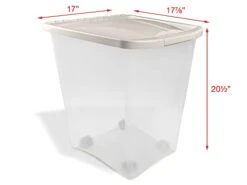 Van Ness 50-Pound Food Container With Fresh-Tite Seal And Wheels -Zoo Shop 317Q721NdRL