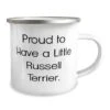 GENERIC Proud To Have A Little Russell Terrier. 12oz Camper Mug, Russell Terrier Dog, New Gifts For Russell Terrier Dog From Friends, Pet Toys, Cat Toys, Dog Toys, Pet Food, Cat Food, Dog Food