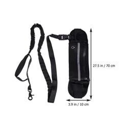 POPETPOP Puppy Leash Running Leash Dog Training Bag Puppy Snacks Treat Pouch Outdoor Pet Food Bag Reward Waist Pocket Running Waist Pouch For Walking Dog Supplies Black Puppy Leash Running Leash