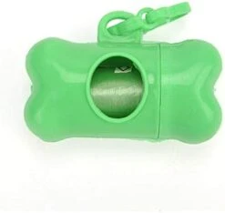 YangYan Bone Shape Dispenser Roll Extraction Type Pet Toilet Waste Bag Dog Cleaning Replacement Roll Garbage Bag Hygiene And Clean (Color : Pink, Size : S) -Zoo Shop 318JIDt2dNL. AC