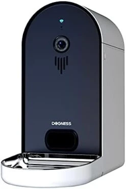 DOGNESS Automatic WiFi Dog/Cat Smart Camera Feeder - 6.5Lbs Large Capacity App Control Food Dispenser With, Portion Control, Voice Recording, Camera, Timer Programmable (Dark Blue - Update Version) -Zoo Shop 318Kg27nVcS. AC