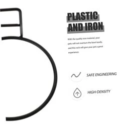 2 Sets Pet Food Bowl Hanging Shelf For Plants Ring Bracket Metal Hanger Wall Mounted Planter Holder Wall Mounted Feeder Ring Metal Plant Hanger Bracket Pet Bowl Fixed Rack To Feed -Zoo Shop 318eMTx2C1L