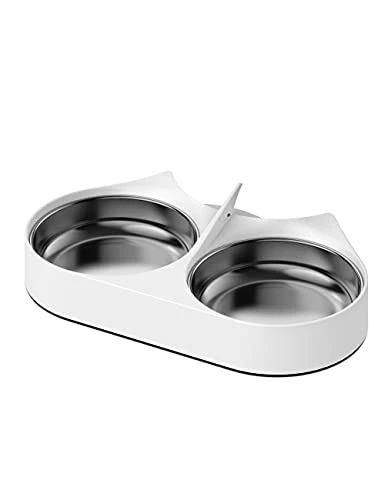 PETLIBRO Pet Food Splitter With Stainless Steel Bowls, Automatic Cat Feeder Bowls For Two Cats Or Dogs, Suitable For PETLIBRO Automatic Cat Feeder PLAF005, PLAF006, PLAF103, PLAF203, White 3 PETLIBRO Pet Food Splitter With Stainless Steel Bowls, Automatic Cat Feeder Bowls For Two Cats Or Dogs, Suitable For PETLIBRO Automatic Cat Feeder PLAF005, PLAF006, PLAF103, PLAF203, White