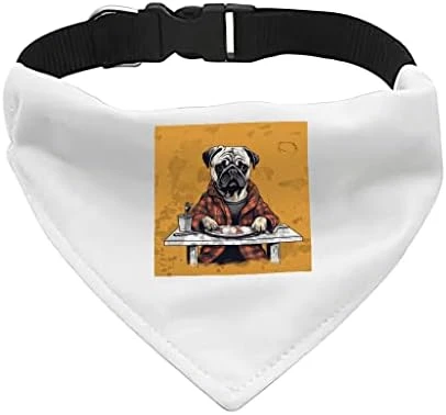 GENERIC Dog Graphic Pet Bandana Collar - Food Graphic Scarf Collar - Art Dog Bandana - S 8 GENERIC Dog Graphic Pet Bandana Collar - Food Graphic Scarf Collar - Art Dog Bandana - S - Image 6