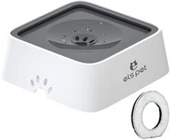 ELS PET Dog Bowl No Spill, Pet Water Bowl No Drip Slow Water Feeder Cat Bowl, Pet Water Dispenser 70oz/2L Large Capacity Travel Water Bowl For Dogs, Cats -Zoo Shop 318zCKxiMaL. AC