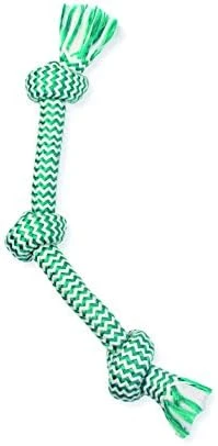 Mammoth Flossy Chews Extra Fresh 3 Knot Tug – Premium Cotton-Poly Yarn With Dental Floss Tug Toy For Dogs – Interactive Dog Rope Toy – Tug Dog Chew Toy For Large Dogs - Large, 25” 9 Mammoth Flossy Chews Extra Fresh 3 Knot Tug – Premium Cotton-Poly Yarn With Dental Floss Tug Toy For Dogs – Interactive Dog Rope Toy – Tug Dog Chew Toy For Large Dogs - Large, 25” - Image 7