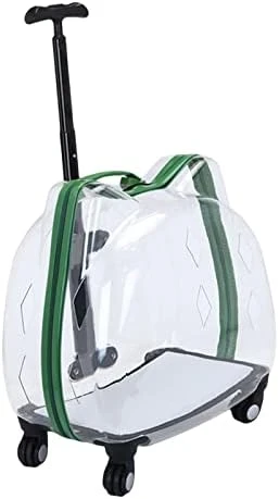 LEFEDA Portable Trolley Case Carrier, Cat Bubbles Pet Bag Case, Transparent Breathable Cat Trolley, For Small Dogs And Cats Pet Backpack Carrier (Color : Black) 9 LEFEDA Portable Trolley Case Carrier, Cat Bubbles Pet Bag Case, Transparent Breathable Cat Trolley, For Small Dogs And Cats Pet Backpack Carrier (Color : Black) - Image 7