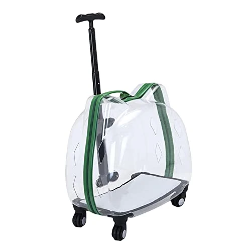 LEFEDA Portable Trolley Case Carrier, Cat Bubbles Pet Bag Case, Transparent Breathable Cat Trolley, For Small Dogs And Cats Pet Backpack Carrier (Color : Black) 4 LEFEDA Portable Trolley Case Carrier, Cat Bubbles Pet Bag Case, Transparent Breathable Cat Trolley, For Small Dogs And Cats Pet Backpack Carrier (Color : Black) - Image 2