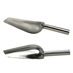 NC Stainless Steel Pet Pood Scoop Durable Bird Seed Or Feed Scoop Poultry Chicken Pig Sheep Cattle Horse Cat Dog Food Scoop Shovel Ice Scoop (L) -Zoo Shop 31AdnQ4FpNL