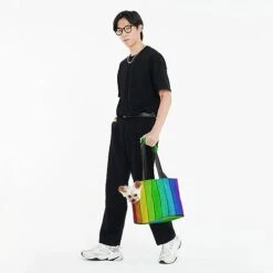 Mqgmz Rainbow Colored Wood Background Print Pet Carrier Tote Bag With Pocket Safety - Amazing Design 21 Mqgmz Rainbow Colored Wood Background Print Pet Carrier Tote Bag With Pocket Safety - Amazing Design -Zoo Shop 31ApBGrafrL