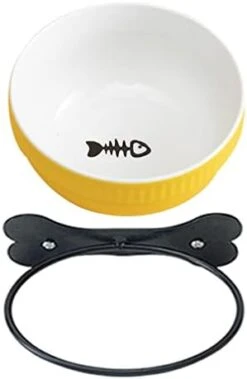 Balacoo Cat Bowls Ceramic Cat Bowl Kennel Water Bowl Hanging Pet Bowls For Dogs And Cats Elevated Ceramic Cat Feeder Bowls Food Water Dish Pet Ceramic Water Bowl Kennel Water Bowl Dog Bowl -Zoo Shop 31BWOaU4EyL. AC