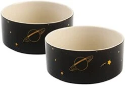 Havniva Ceramic Elevated Cat Food And Water Bowl , Kitty Bowl , Raised Cat Dish , Cat Feeder (2 X Cream White + Stand) -Zoo Shop 31BtNvuhCHL. AC