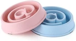 POPETPOP Pet Food Bowl Non Slip Plastic Dog Round Feeder Obesity Choking Prevention Pet Water Food Bowl Container For Cat Dog Puppy Kitten Dark Green 15 POPETPOP Pet Food Bowl Non Slip Plastic Dog Round Feeder Obesity Choking Prevention Pet Water Food Bowl Container For Cat Dog Puppy Kitten Dark Green -Zoo Shop 31CS895bGHL. AC