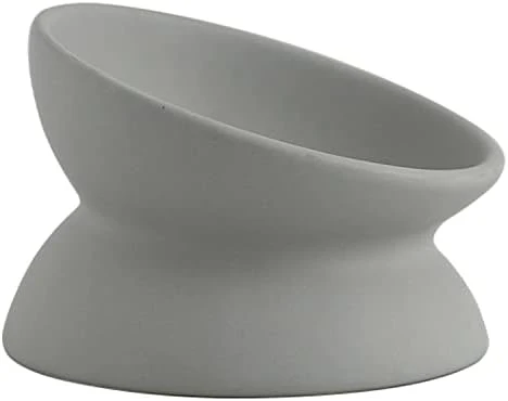 Cat Food Bowls Elevated Tilted, Ceramic Cat Food Bowls, Elevated Cat Food Bowl Whisker Friendly, Anti Vomit & Reduce Neck Burden, Raised Cat Bowl For Food And Water (Yellow) 11 Cat Food Bowls Elevated Tilted, Ceramic Cat Food Bowls, Elevated Cat Food Bowl Whisker Friendly, Anti Vomit & Reduce Neck Burden, Raised Cat Bowl For Food And Water (Yellow) - Image 9