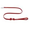 Kuntrona Suede Leather Small Dog Cat Leash Bling Rhinestone Dog Pet Walking Leash Leads With Cute Bowknot For Small Medium Dogs Running Red Free Size -Zoo Shop 31CxZS5ETnL