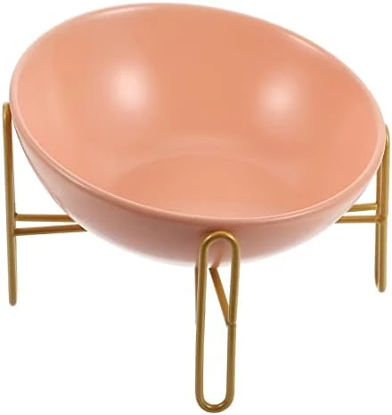 Dog Food Container 1Pc Adorable Cat Feeding Bowl Versatile Ceramic Pet Feeder Bowl With Rack Cat Food Dispenser 10 Dog Food Container 1Pc Adorable Cat Feeding Bowl Versatile Ceramic Pet Feeder Bowl With Rack Cat Food Dispenser - Image 8