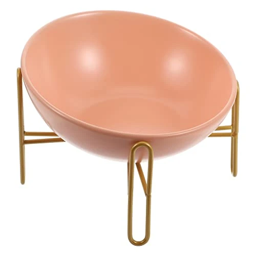 Dog Food Container 1Pc Adorable Cat Feeding Bowl Versatile Ceramic Pet Feeder Bowl With Rack Cat Food Dispenser 3 Dog Food Container 1Pc Adorable Cat Feeding Bowl Versatile Ceramic Pet Feeder Bowl With Rack Cat Food Dispenser