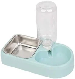 POPETPOP Stainless Steel Water Dispenser Pet Dog Food Water Double Bowl - Removable Stainless Steel Bowl And Automatic Water Dispenser Bowl For Small Or Medium Size Dogs Cats Lip Gloss Set -Zoo Shop 31E4pb 9C7L. AC