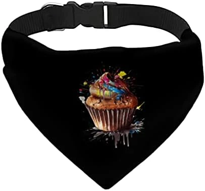 GENERIC Cupcake Pet Bandana Collar - Food Scarf Collar - Printed Dog Bandana - XL 12 GENERIC Cupcake Pet Bandana Collar - Food Scarf Collar - Printed Dog Bandana - XL - Image 10