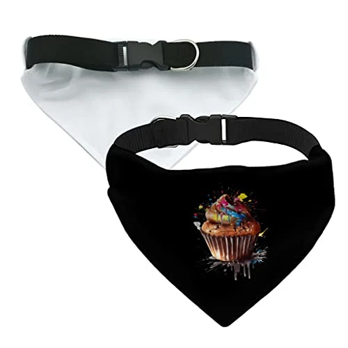 GENERIC Cupcake Pet Bandana Collar - Food Scarf Collar - Printed Dog Bandana - XL 4 GENERIC Cupcake Pet Bandana Collar - Food Scarf Collar - Printed Dog Bandana - XL - Image 2