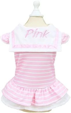 MaruPet Summer Sweet Puppy Doggie Stripes Printed Navy Wind Skirt Pet Dog Dress With Bowknot For Small, Extra Small Dog Teddy, Pug, Chihuahua, Shih Tzu, Yorkshire Terriers 28 MaruPet Summer Sweet Puppy Doggie Stripes Printed Navy Wind Skirt Pet Dog Dress With Bowknot For Small, Extra Small Dog Teddy, Pug, Chihuahua, Shih Tzu, Yorkshire Terriers -Zoo Shop 31FBFbBnM9L. AC