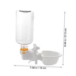 PATKAW Bird Accessories For Cages Automatic Water Dispenser For Dogs Bird Feeders For Outside Bird Cage Feeder Bunny Feeder Elevated Cat Bowls For Food And Water Pigeon Water Feeder Pet -Zoo Shop 31FCIlinEvL