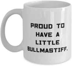 GENERIC Inspirational Bullmastiff Dog Gifts, Proud To Have A Little, Bullmastiff Dog 11oz 15oz Mug From Friends, Cup For Pet Lovers, Dog Breeds, Dog Toys, Dog Training, Dog Food, Pets -Zoo Shop 31FleMRTmuL. AC